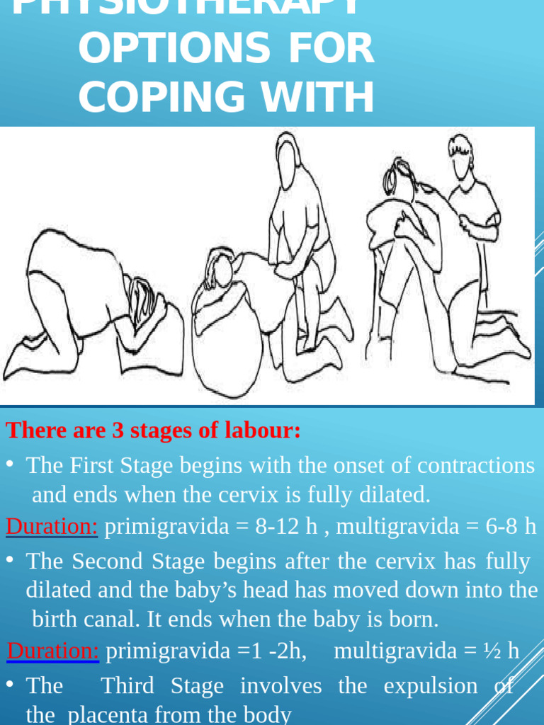 Physiotherapy Options For Coping With Labour | PDF | Childbirth ...