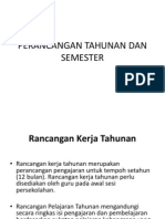 Perancangan Tahunan Dan Semester