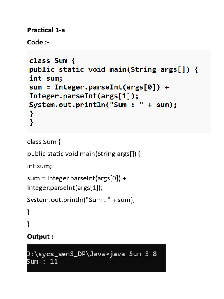 Java Programming Concepts and Examples | PDF | Programming Paradigms ...