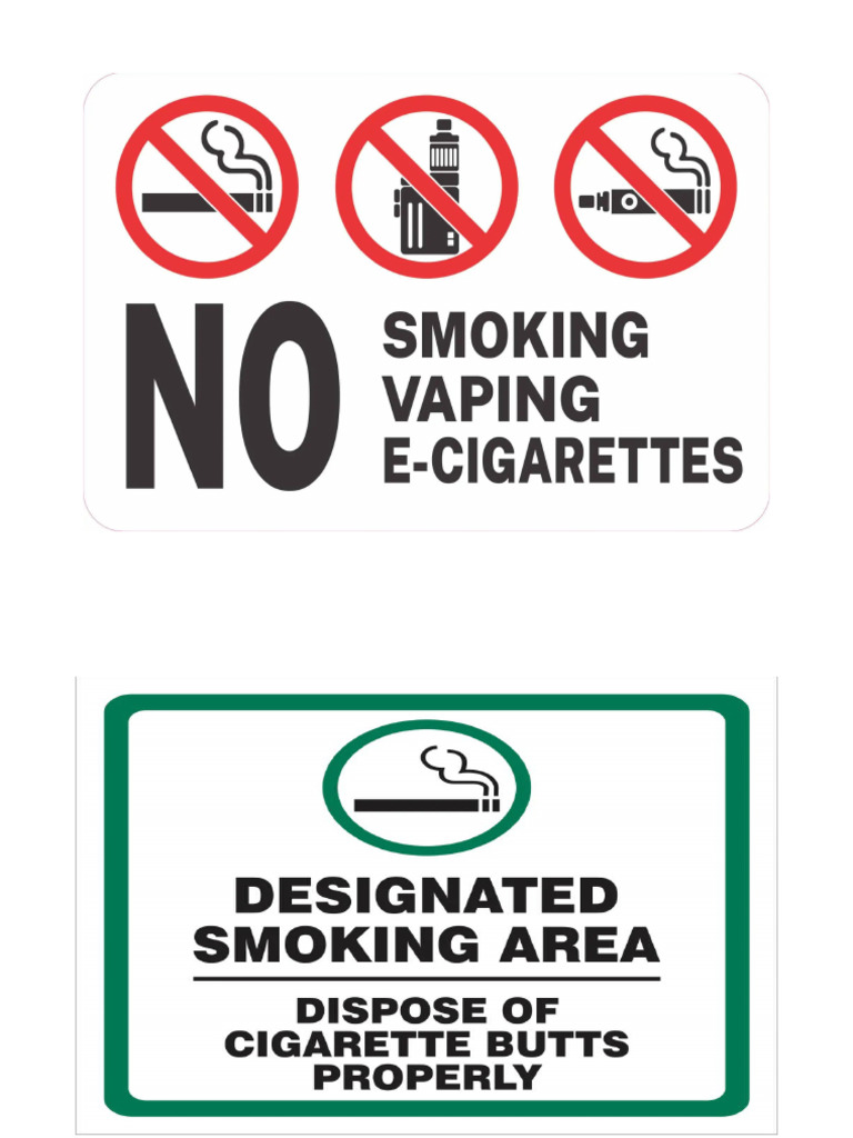 Smoking Sign | PDF