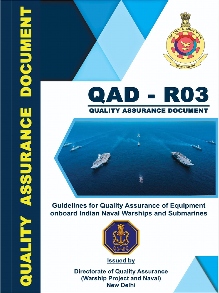 Quality Assurance Guidelines QAD-R03 | PDF | Quality Assurance ...