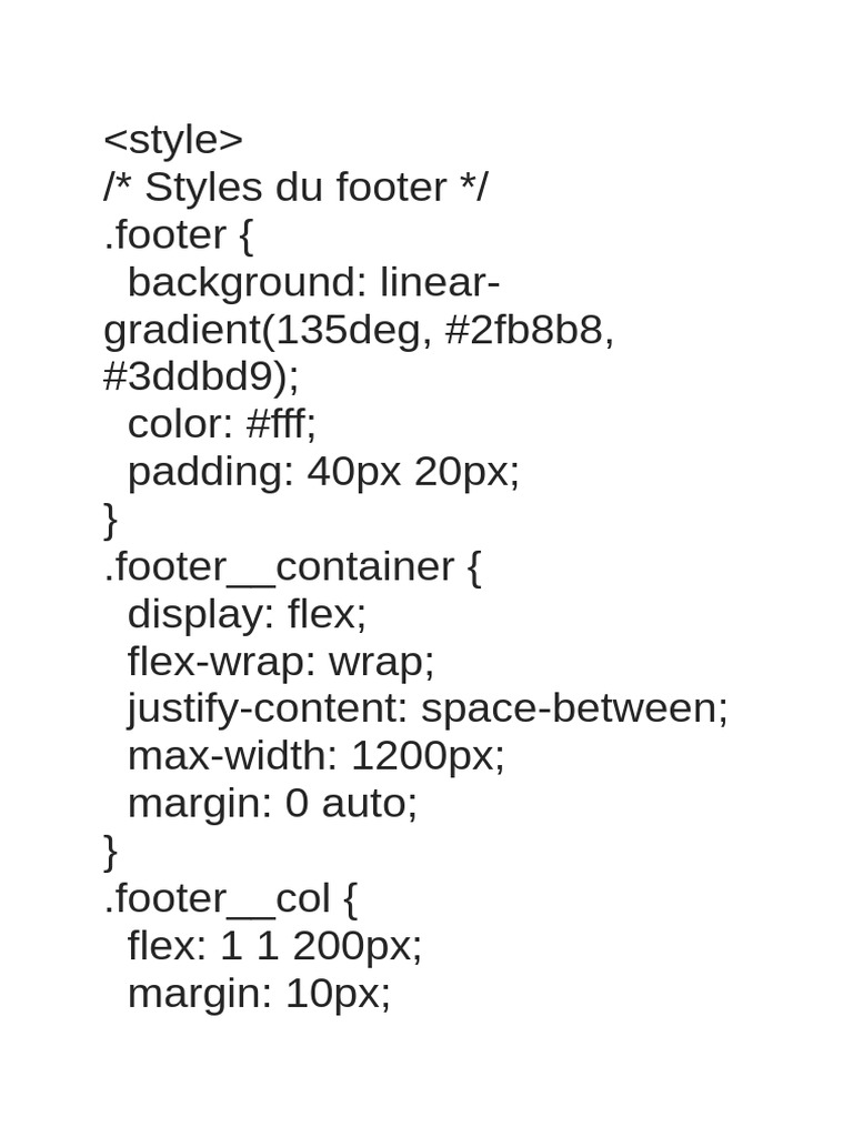 Stylish Footer Design with Newsletter | PDF