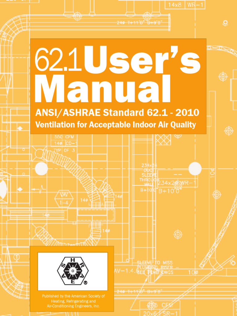ASHRAE Standard 62.1 User Manual | PDF | Ventilation (Architecture ...