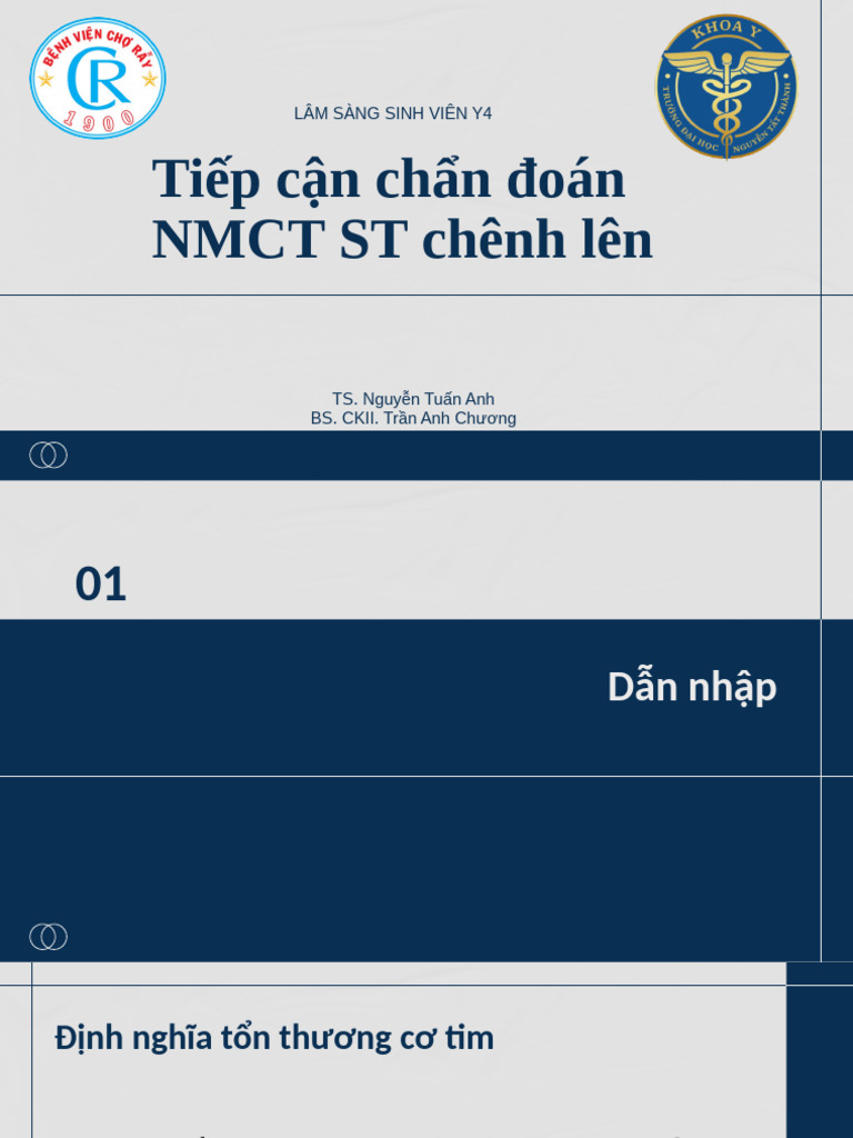 Tiep Can Chan Doan STEMI Y4 | PDF