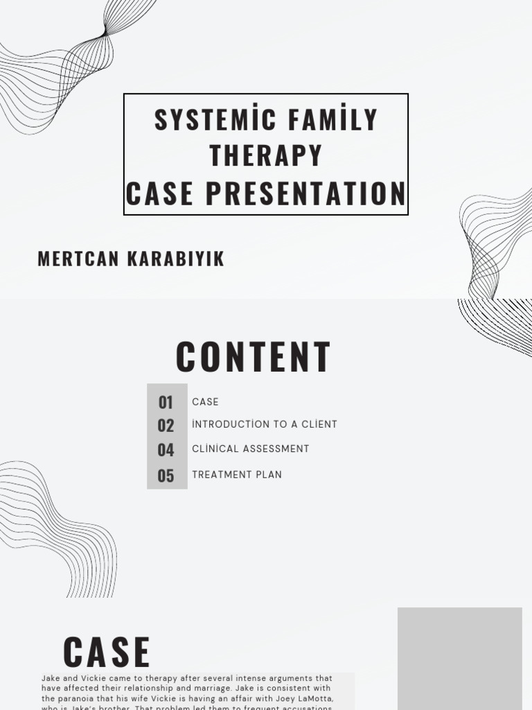 Systemic Family Therapy Case Study | PDF | Jealousy | Infidelity