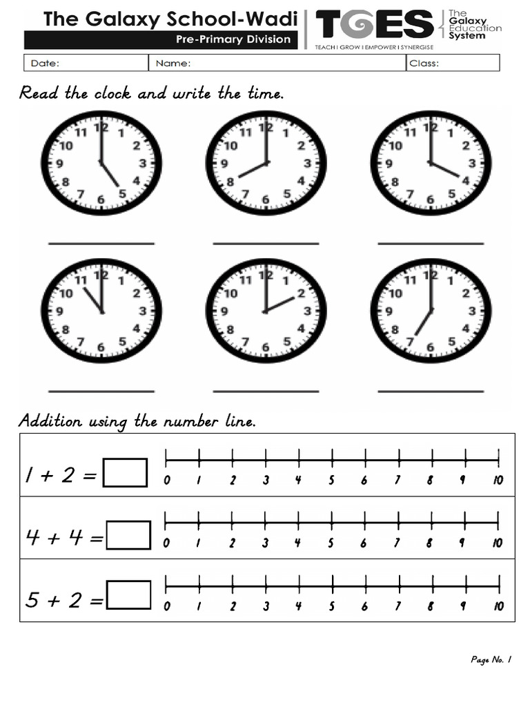 Math Worksheets - Learning Packet 6 | PDF