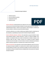 Métodos para Realizar Una Evaluación de Impacto Ambiental