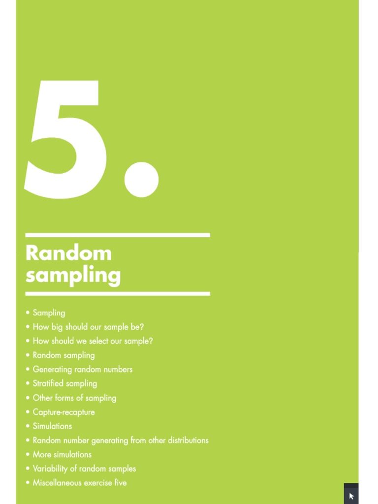 5 Random Sampling | PDF