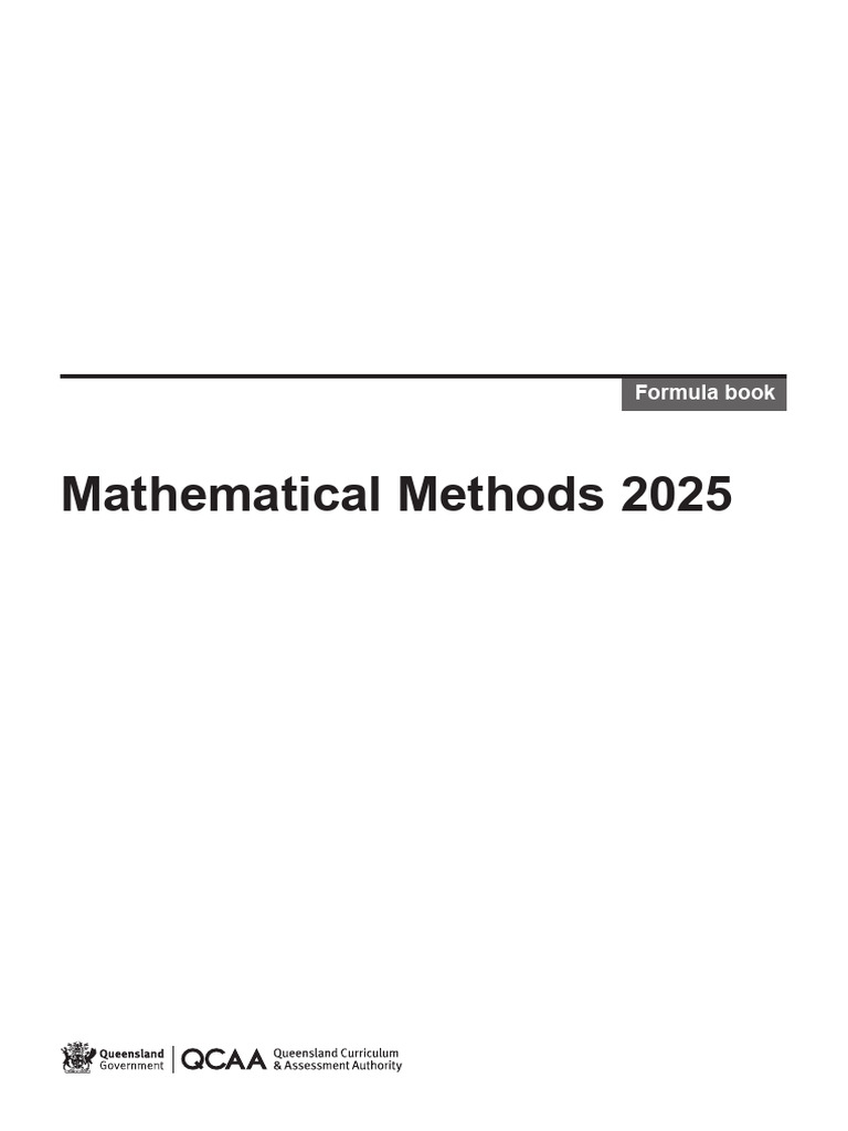 Essential Mathematical Formulas Guide | PDF | Area | Variance