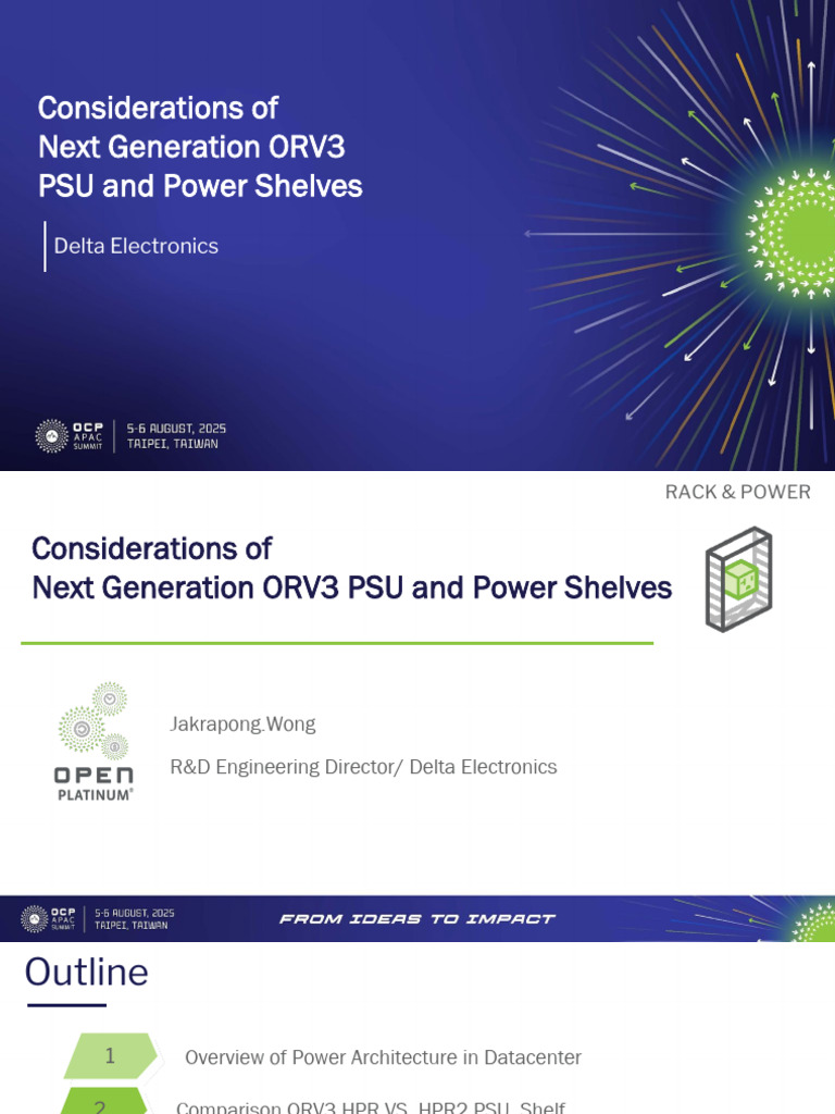 Next Gen ORV3 PSU & Power Shelf Insights | PDF | High Voltage Direct ...