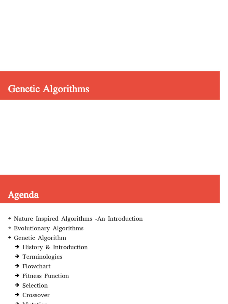 U6 Guest Lecture For TY Comp - GA | PDF | Genetic Algorithm | Natural ...