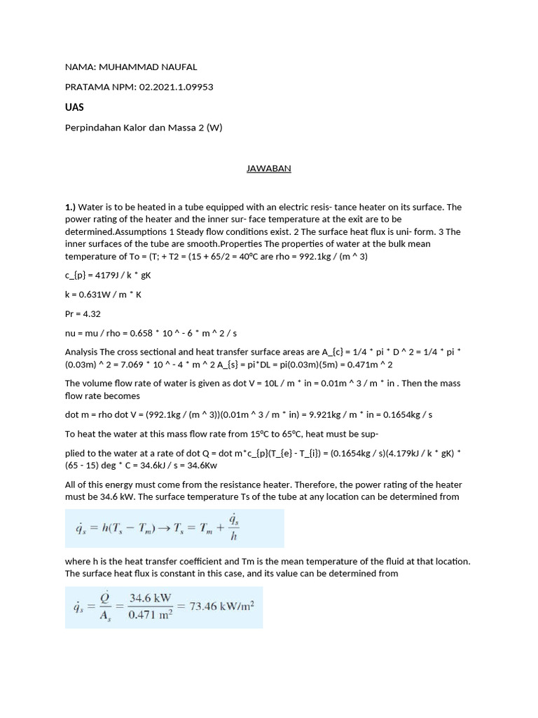 Heat Transfer Analysis in Fluid Systems | PDF | Heat Transfer | Heat