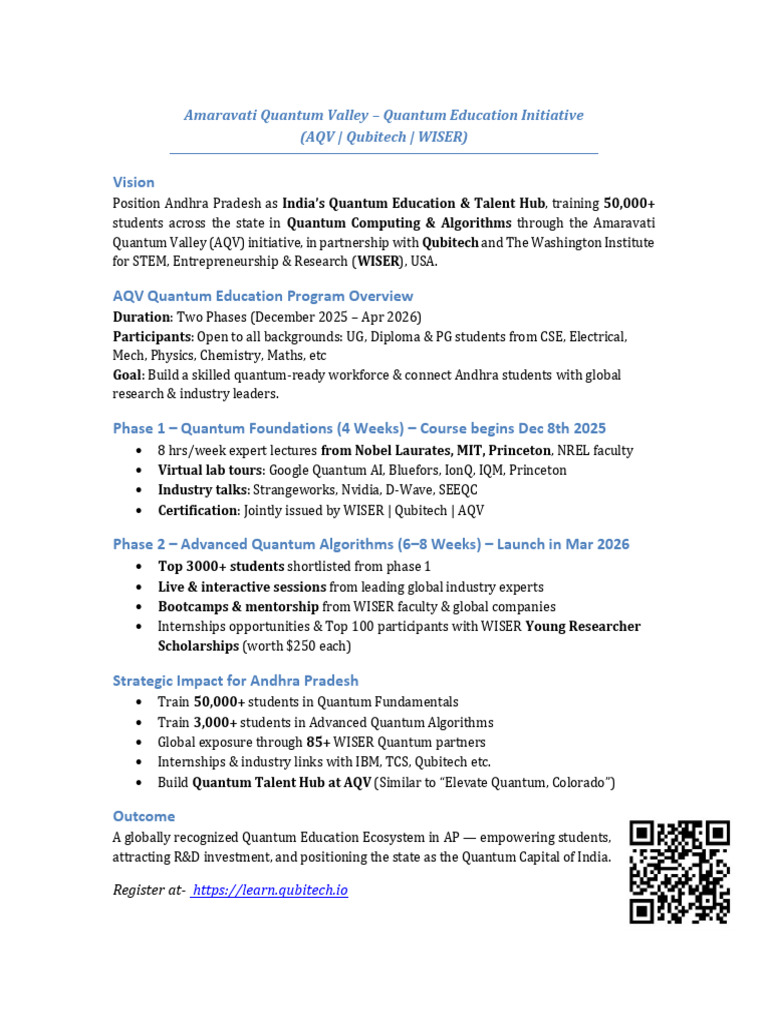 AQV Education Program Summary | PDF