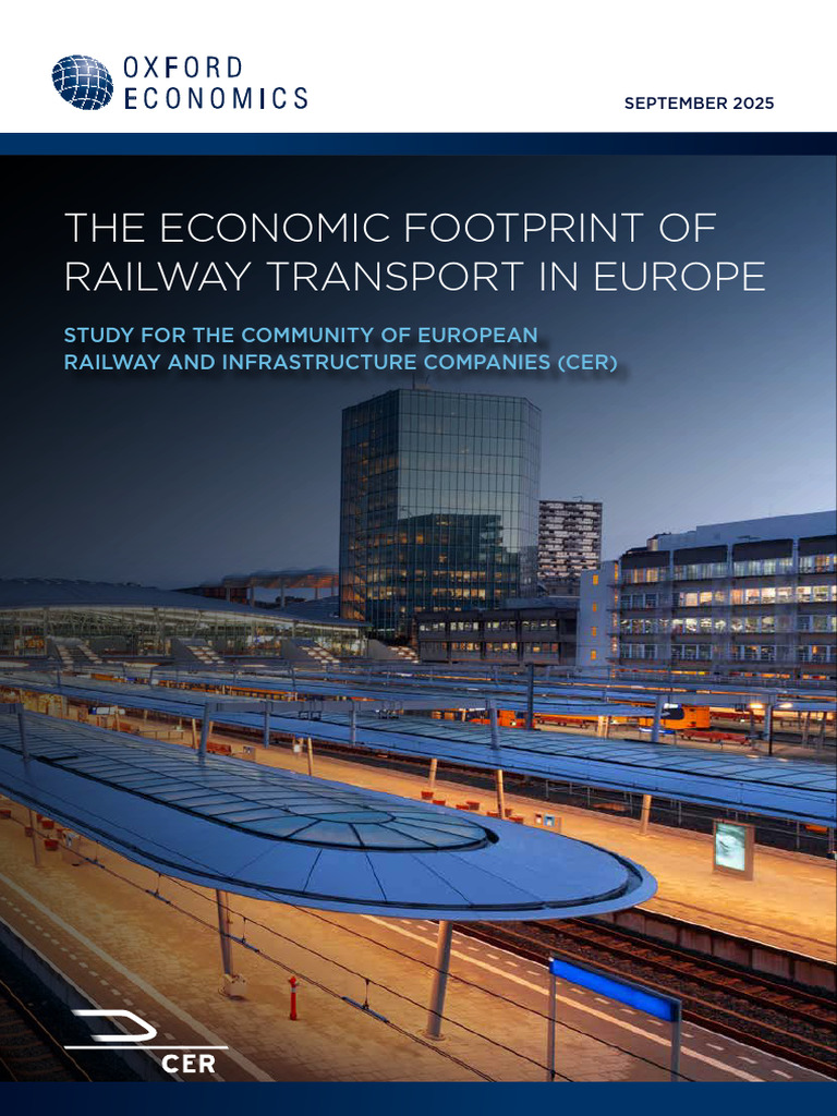Economic Impact of European Railways | PDF | Transport | Rail Transport