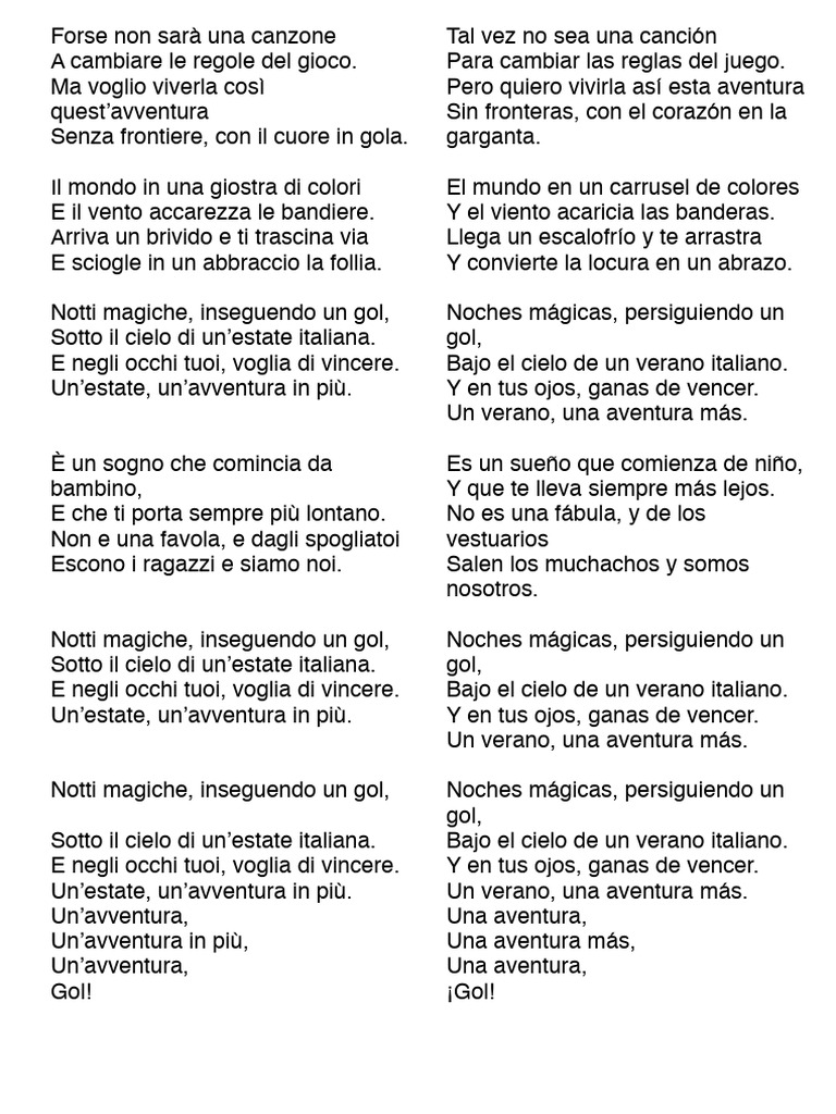 Cancion Del Mundial | PDF