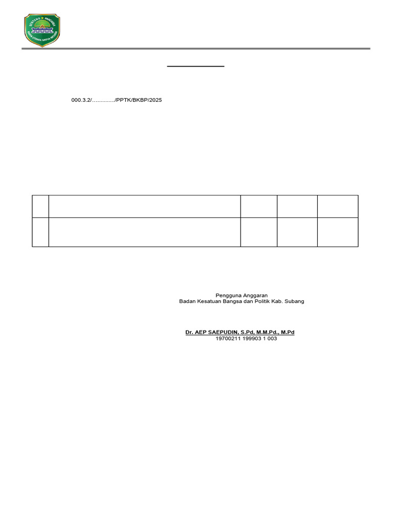 Nota Dinas PA - PDL | PDF