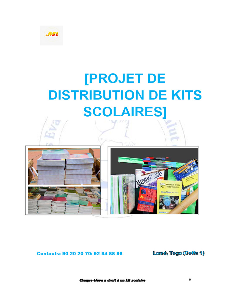 Distribution de kits scolaires aux élèves | PDF