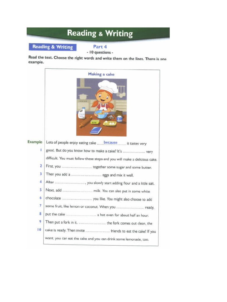 Reading - Writing Test 3 | PDF