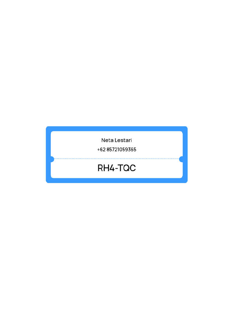 PKG RH4 TQC | PDF