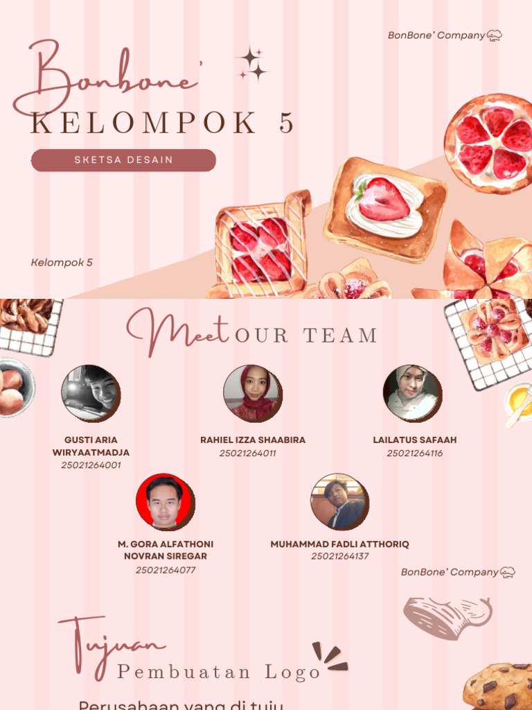 Sketsa Desain Logo BonBone’ Company | PDF