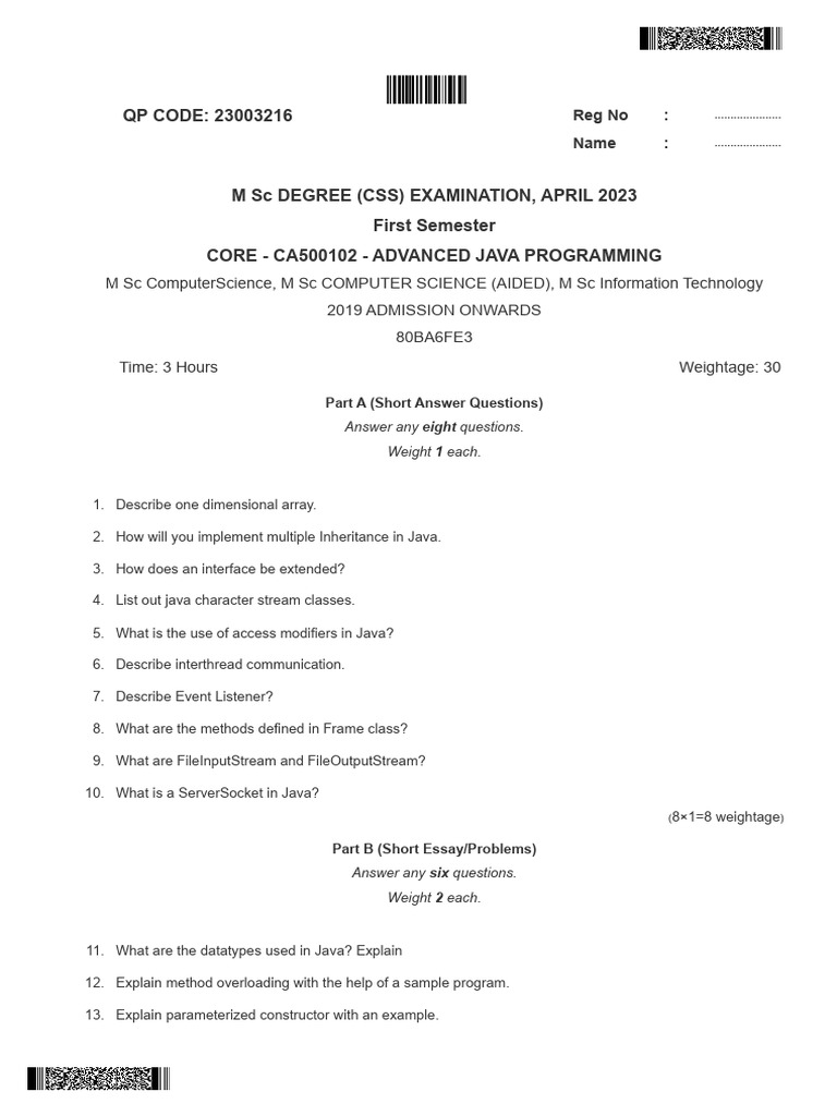 QP Code: 23003216 | PDF | Php | Process (Computing)
