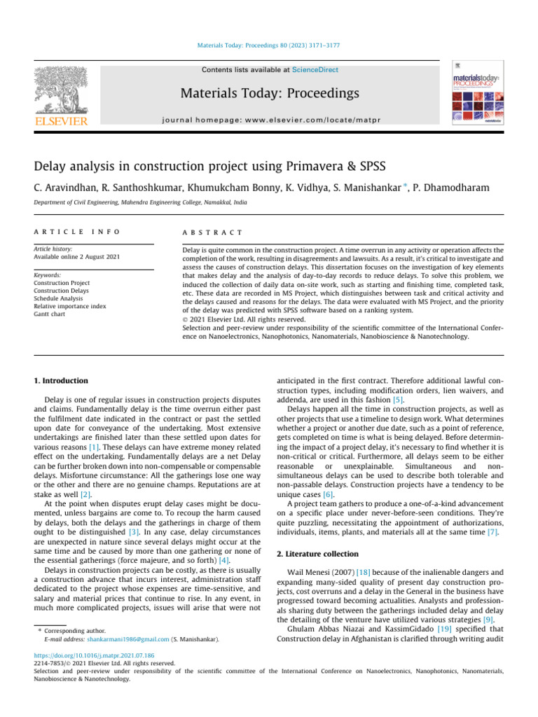 Construction Delay Analysis with Primavera | PDF | Concrete ...