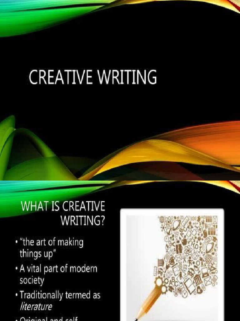 Lesson 2 Intro To Creative Writing | PDF