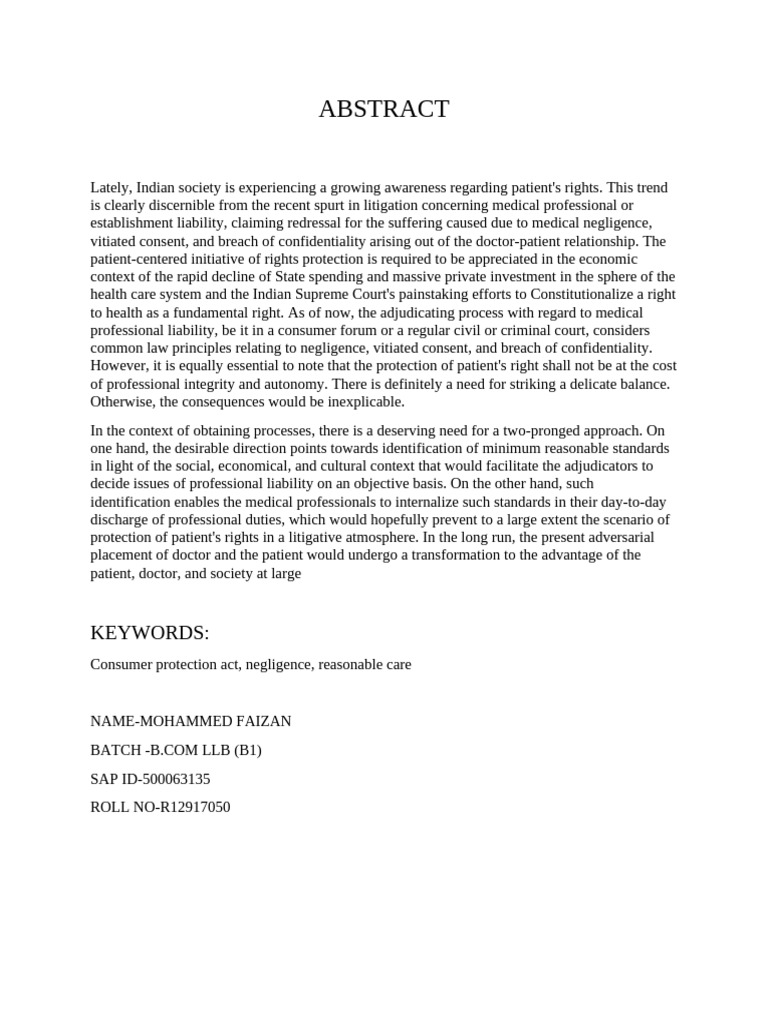 Balancing Patient Rights and Medical Integrity | PDF