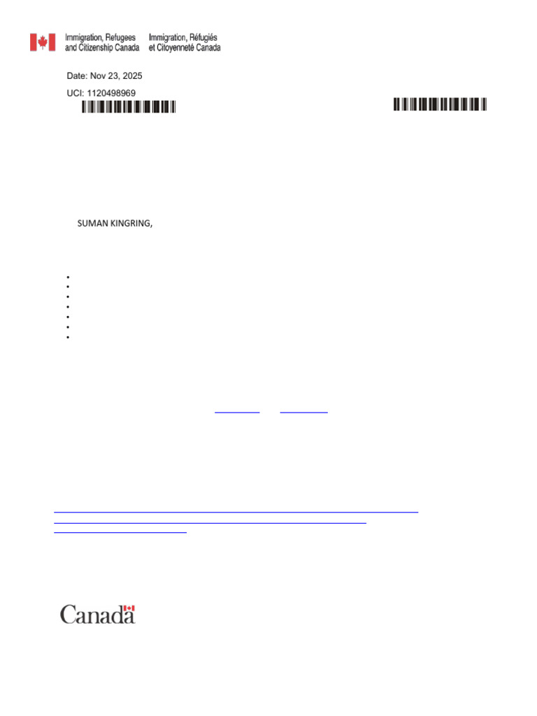 Biometric Letter-9-9 | PDF | Immigration | Human Migration