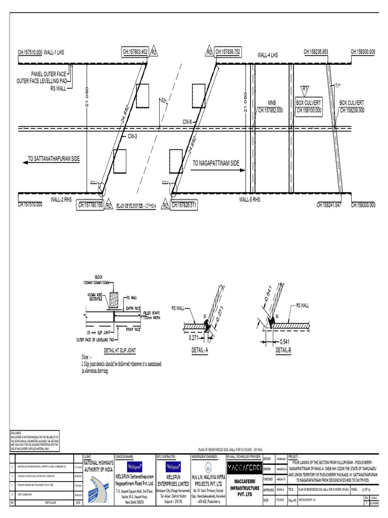 Welspun Flyover-157+814 (R3) - 17-11-2025 1 | PDF | Civil Engineering ...