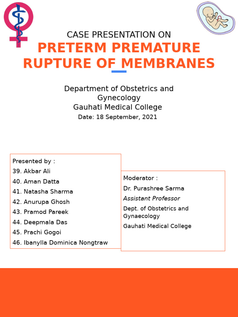 PPROM MBBS Seminar Presentation | PDF | Preterm Birth | Pregnancy