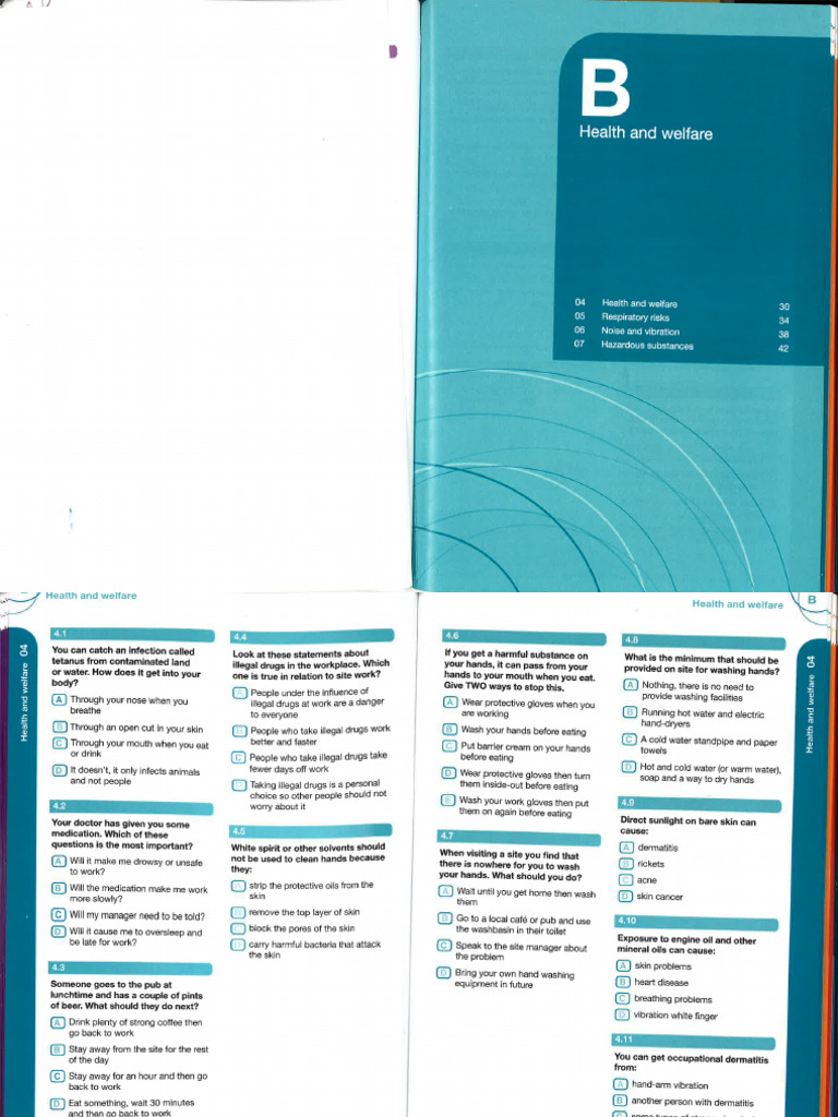 Section B - Health and Welfare | PDF