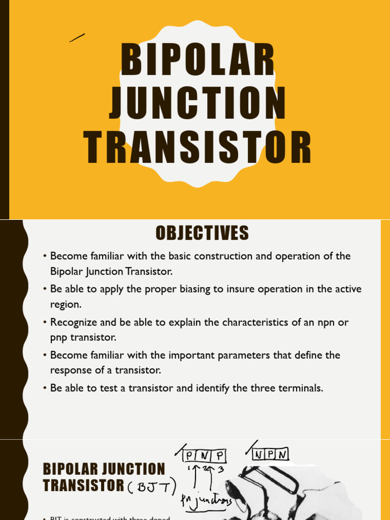 Understanding Bipolar Junction Transistors | PDF | Bipolar Junction ...