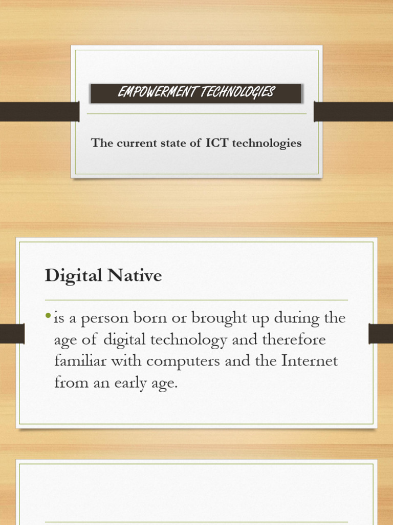 The Current State of ICT Technologies | PDF | World Wide Web | Internet ...