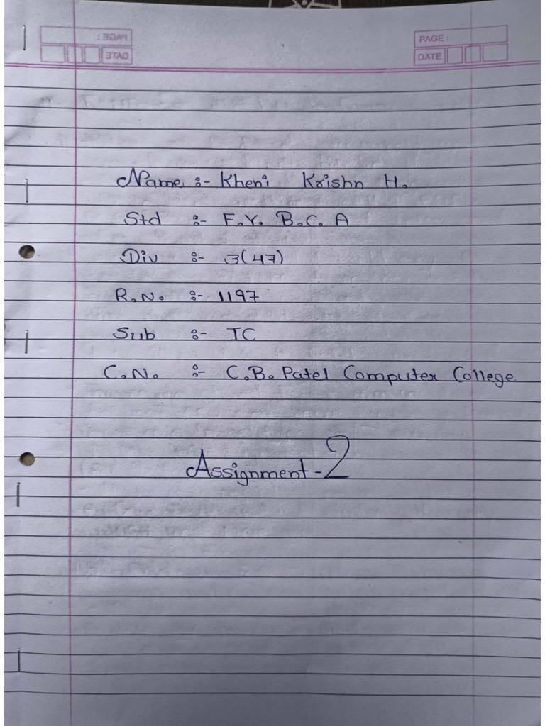 Ic Assignment 2 | PDF