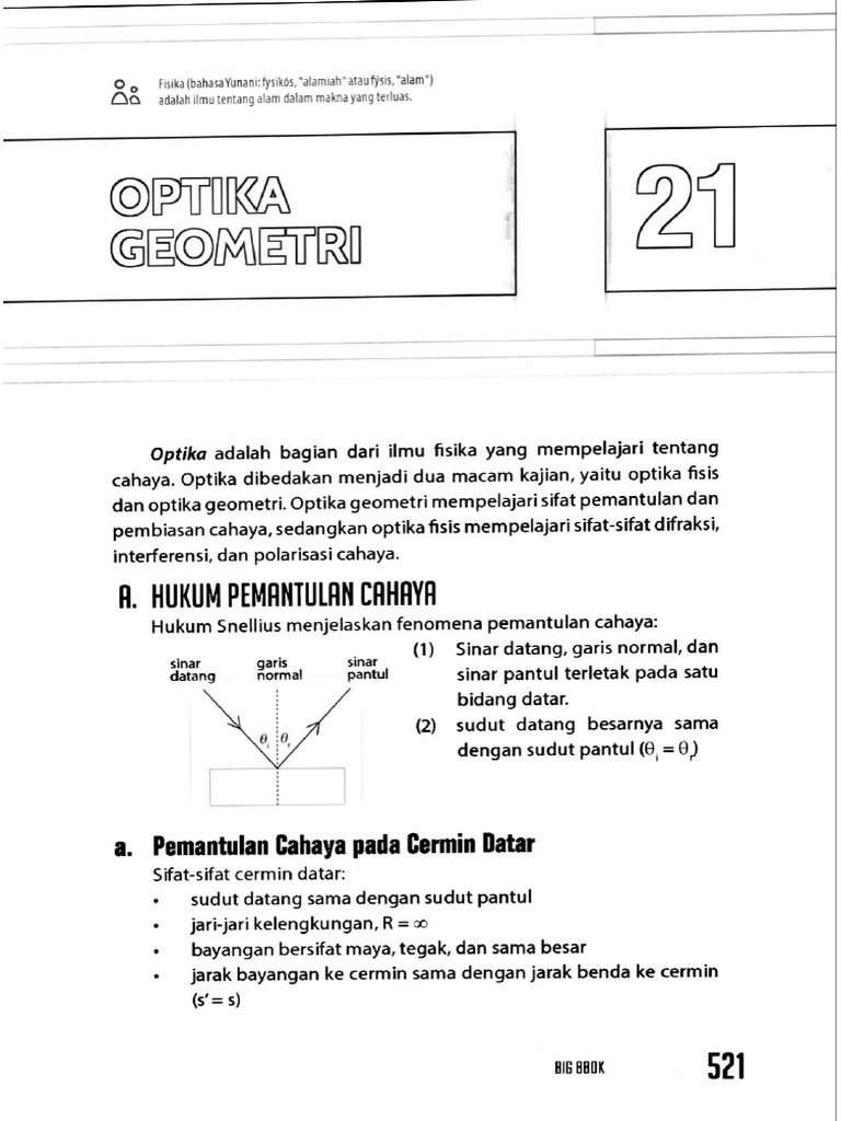 Optical Geometri | PDF