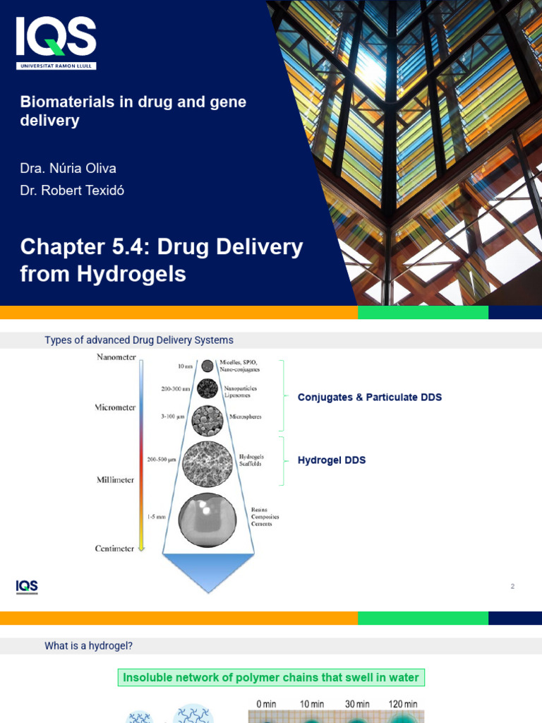 T5 4 Drug Delivery Systems | PDF | Chemical Bond | Materials Science