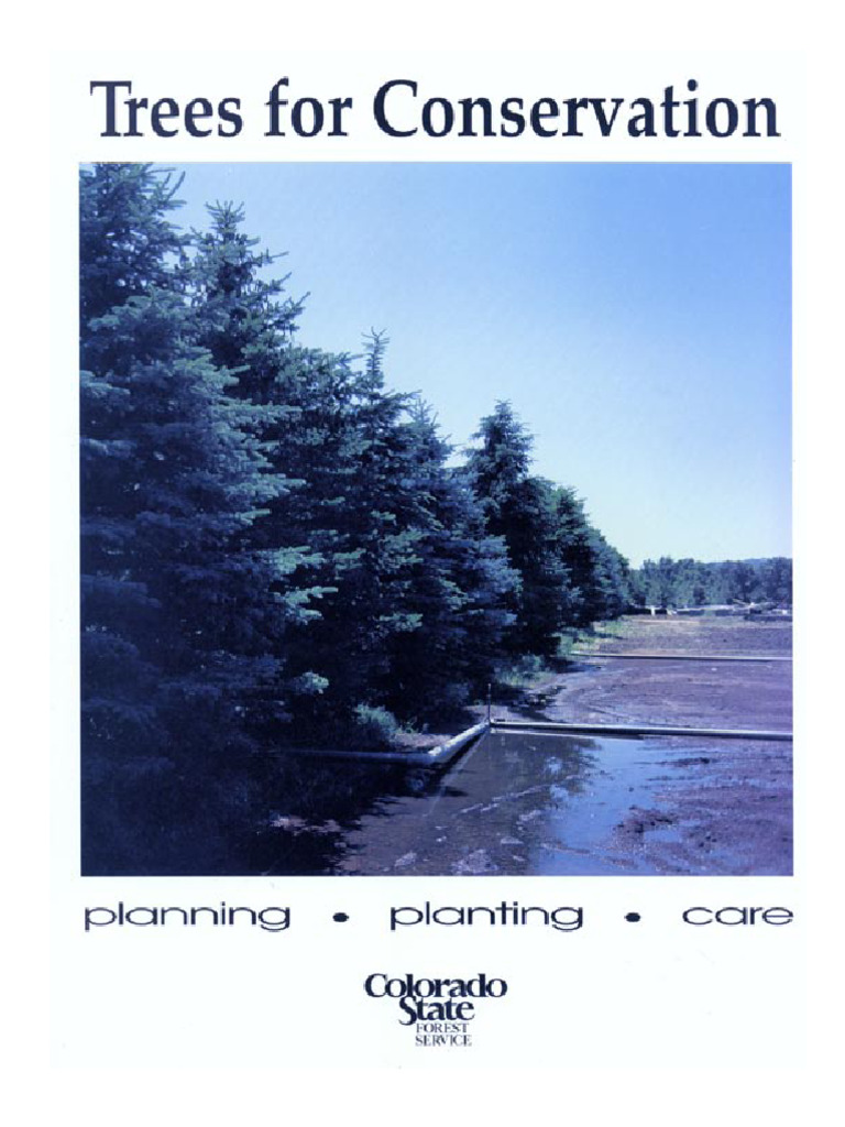 Trees For Conservation Planning Planting and Care 2006scan | PDF
