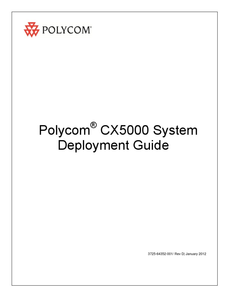 Polycom Cx5000 Data Sheet : The Polycom CX5000 Unified Conference ...