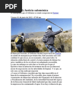 Editorial. Justicia Salomónica