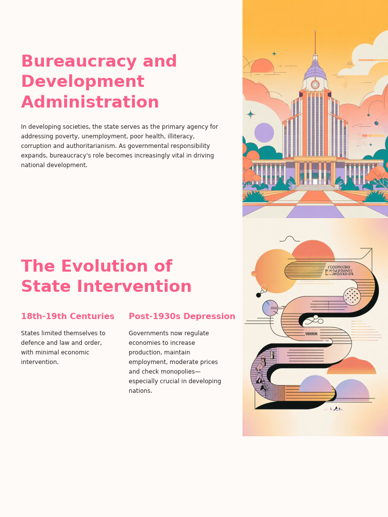Bureaucracy and Development Administration | PDF | Policy | Welfare State