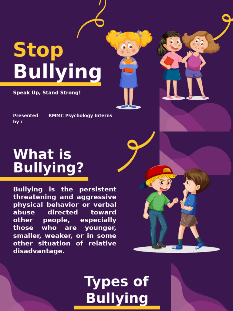 Understanding Bullying: Types and Effects | PDF | Bullying | Cyberbullying