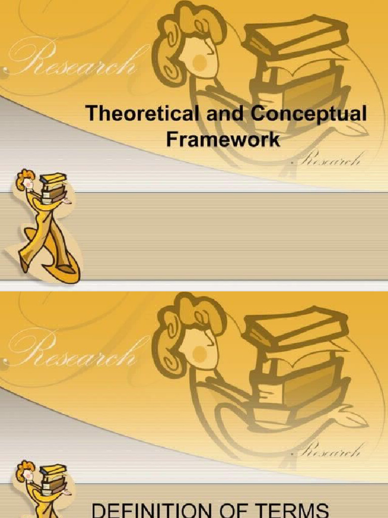 Theoretical and Conceptual Framework | PDF