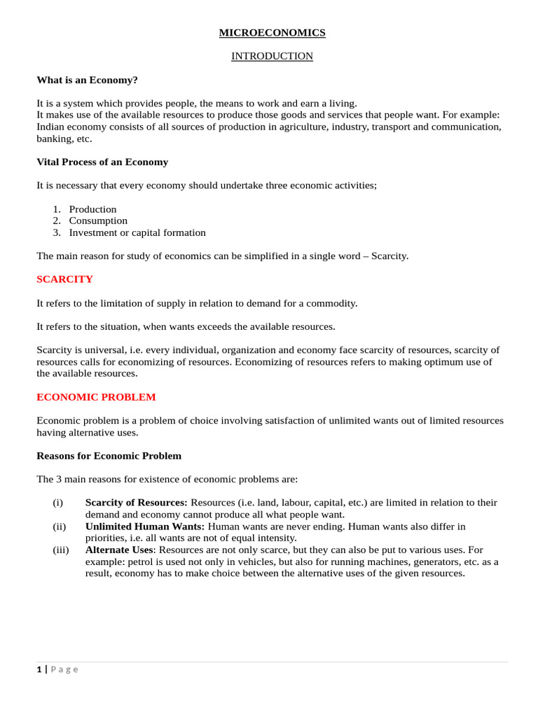 Understanding Microeconomics Basics | PDF | Economics | Business Economics