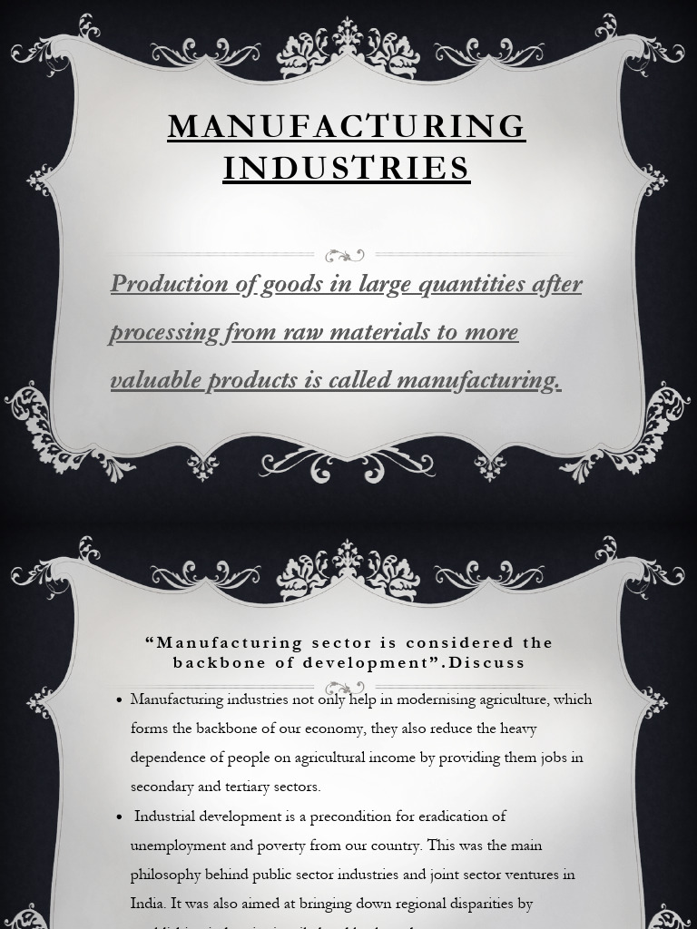 Manufacturing Industries | PDF | Pollution | Air Pollution