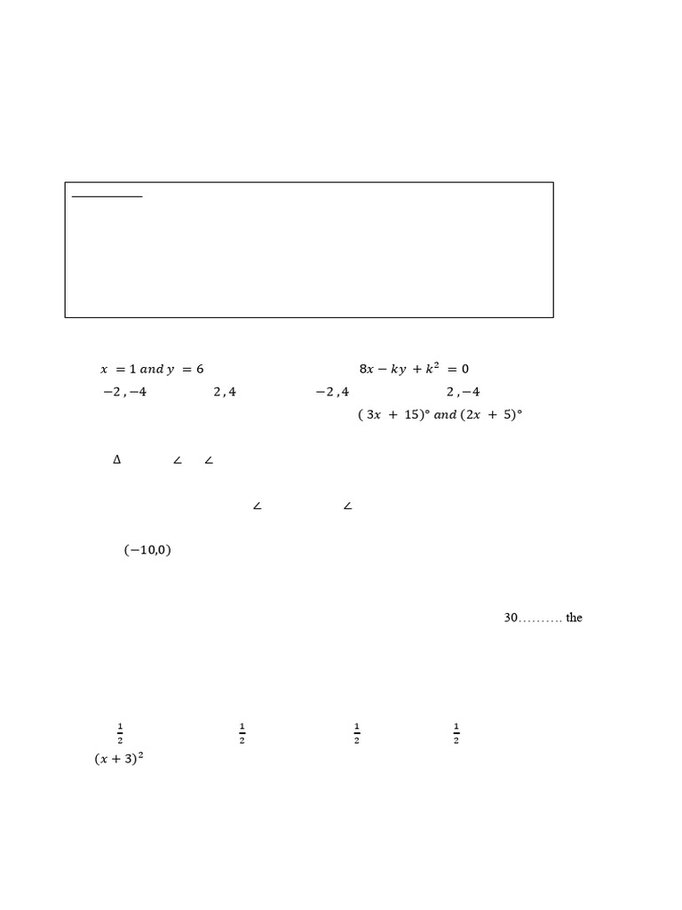 Grade IX Mathematics Half Yearly Exam 2025-26 | PDF | Mathematics ...