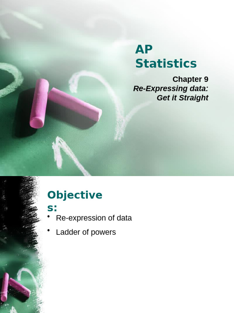 Re-Expressing Data in AP Statistics | PDF | Logarithm | Scatter Plot