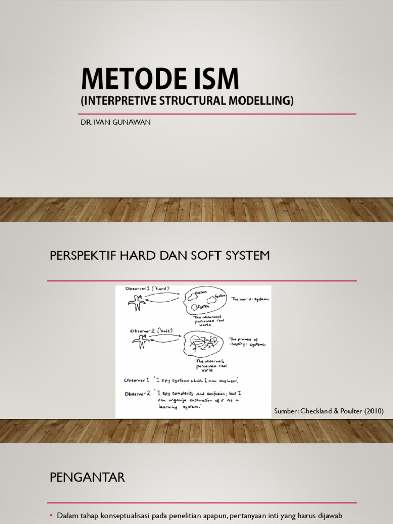 Metode ISM untuk Analisis Sistem | PDF