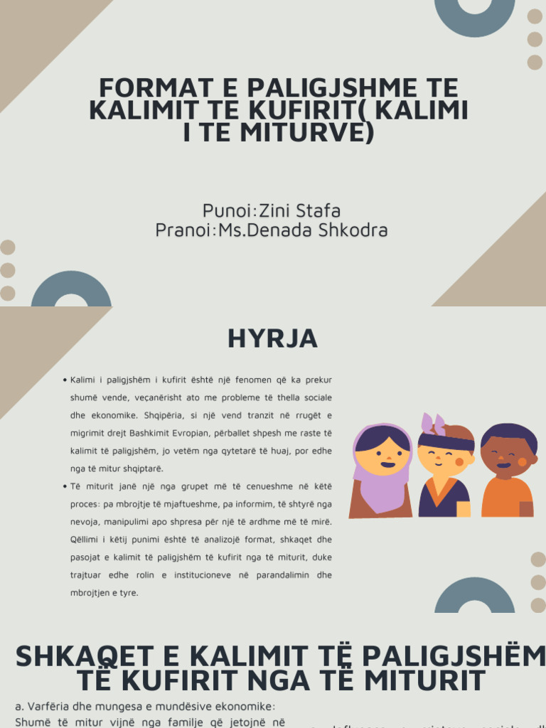 Ivory Black Simple Geometric Research Project Presentation PDF | PDF