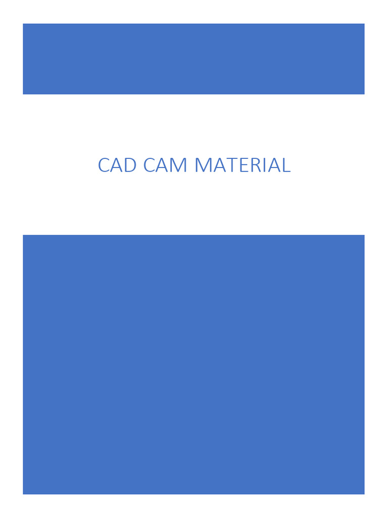 CAD-CAM Material Overview and Benefits | PDF | Central Processing Unit ...